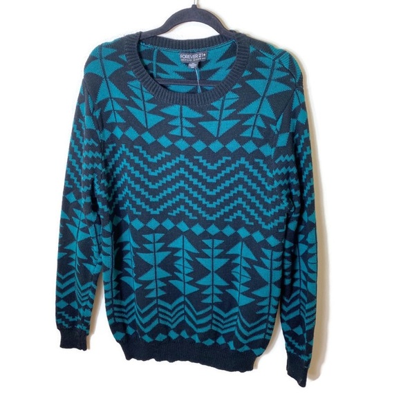 Forever 21 Sweaters - 🌹Forever 21 Geometric Sweater Sz 2X